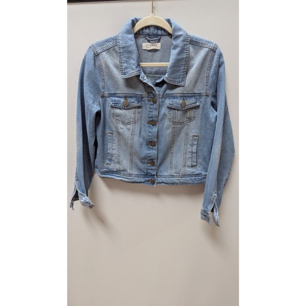 CI SONO Light Wash Denim Jacket